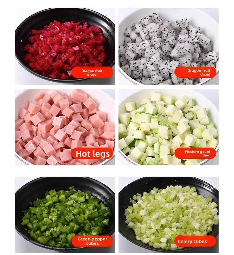 4-in-1 Electric Veggie Chopper Slicer