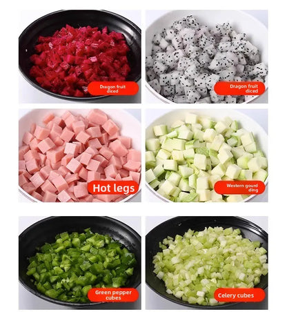 4-in-1 Electric Veggie Chopper Slicer